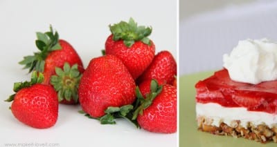 strawberry pretzel