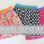 Elastic Band Skirt {aka: the fastest skirt you'll ever make}