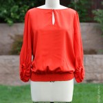 Give a Shapeless Top some life: add a Shirred Band