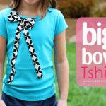 Tshirt with Big Bow Attached (a request from my niece)