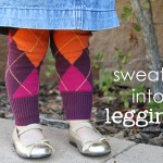 Old Sweater into Cozy Leggings