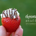simple and speedy 'Cheesecake Stuffed Strawberries'