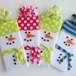 Snowman Wrapped Candy Gifts