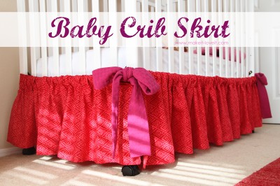 Baby Crib Skirt (a very basic one)