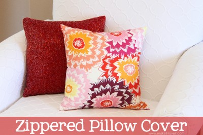 Zippered Pillow Cover