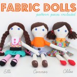 Girl & Boy FABRIC DOLLS (pattern pieces included)