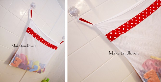 mesh bath toy bag