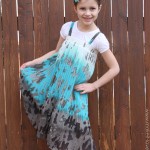 The 15 MINUTE "Thrift Store Skirt" to "Girl's Dress" Refashion