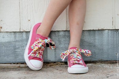 DIY Fabric Shoelaces
