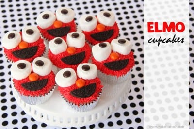 Elmo Cupcakes……you know you want one! :)