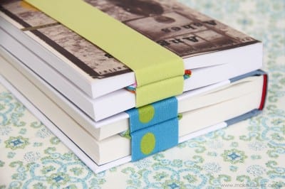 The ‘STAY PUT’ Elastic Bookmark….{never lose your place again!}