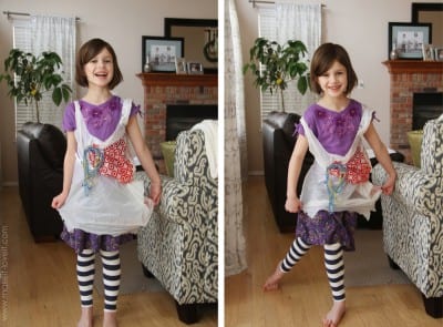 My budding seamstress…..well, kind of. ;)