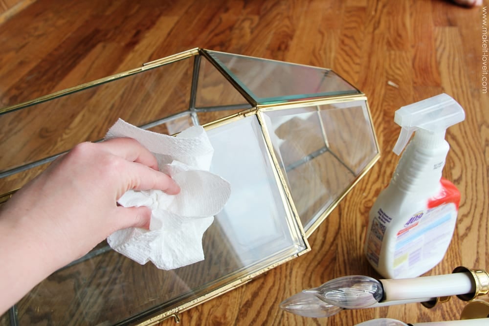 Home Improvement Painting Old Chandeliers And Light Fixtures Be Sure And Clean The Inside Too