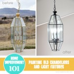 Home Improvement: Painting Old Chandeliers and Light Fixtures