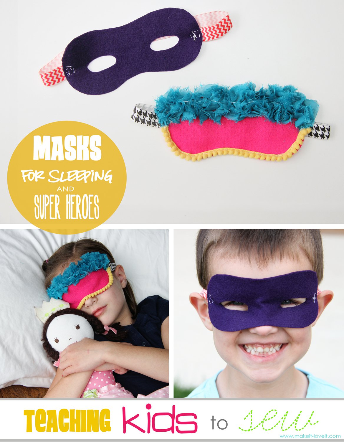 Teaching Kids To Sew Part 4 Intro The Sewing Machine Make Teach Kids To Sew Masks