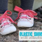 Turn Lace-Up Shoes to SLIP-ON’s (with Elastic Shoelaces and an Attached Bow)