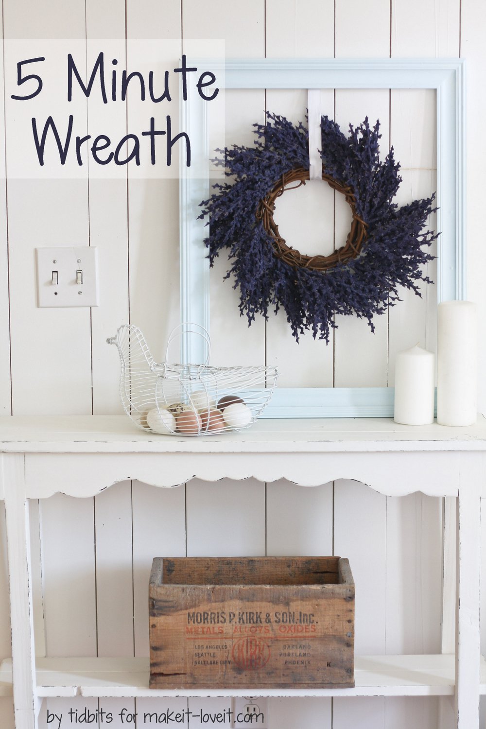 DIY 5 Minute Wreath --- Make It and Love It