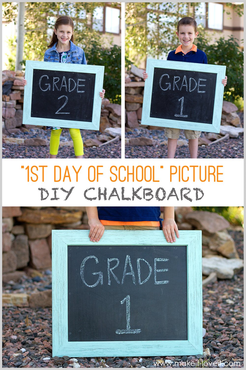 first day of school chalkboard quot day of school picture quot diy chalkboard re usable each year make it and it first day of school chalkboard quot day of school picture quot diy chalkboard re usable each year make it and it