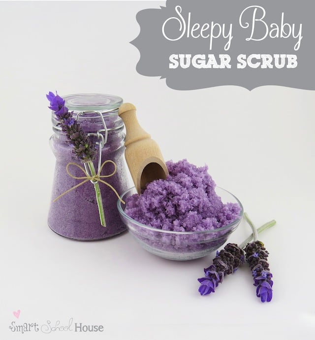 sleepy baby sugar scrub via craft-o-maniac
