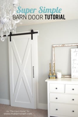 Super Simple Barn Door Tutorial