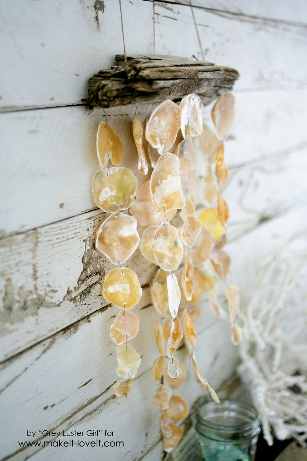 How to Make a Seashell Mobile | via makeit-loveit.com