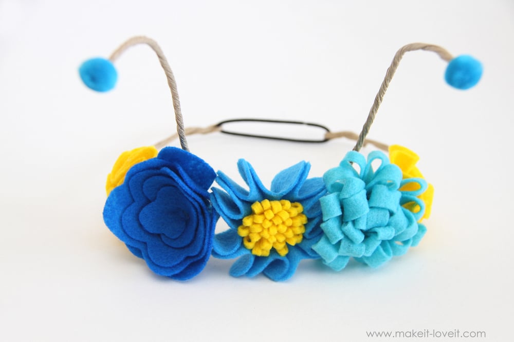 Flower Antennae Headband (...for the Butterfly Costume